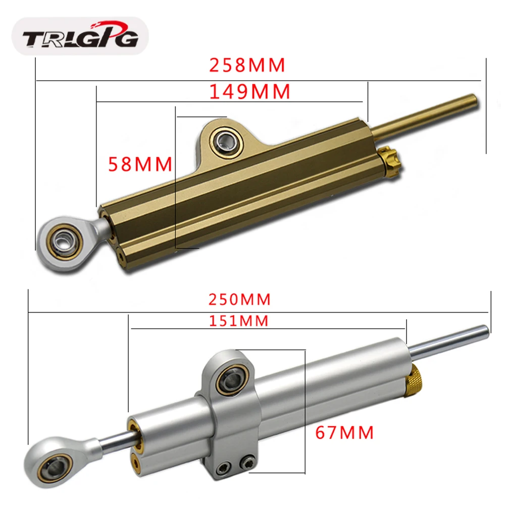 

Universal Motorcycle Adjustable Steering Damper Stabilizer for all race bikes FOR Kawasaki Ducati Suzuki honda yamaha ktm bmw