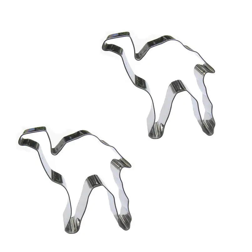 В форме верблюда 2 шт. формы для вырезания печенья инструменты выпечки мягкие