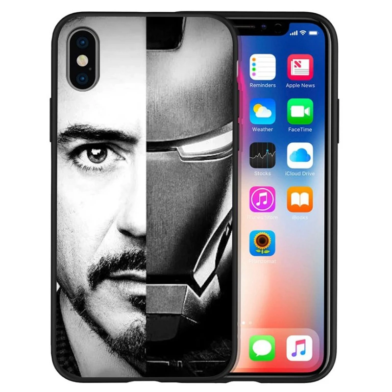 Чудо-яд Дэдпул Человек-паук Мягкий силиконовый чехол для iphone X XS Max XR 6 7 8 Plus 5S SE Черная защитная задняя крышка Fundas - Цвет: 08