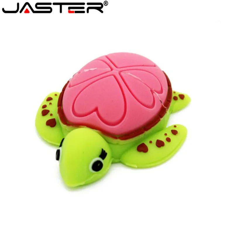 Флеш накопитель JASTER в виде черепахи 4 ГБ 8 16 32 64 ГБ|USB флэш-накопители| |