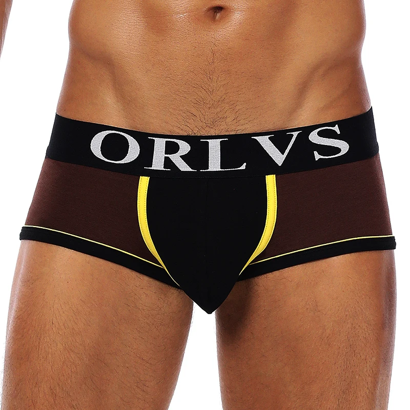 

ORLVS Mens Boxers Underwear Breathable Men Boxer Underwear Men Boxer Cotton Comfortable Underwear Gay Short Sexy Underpants