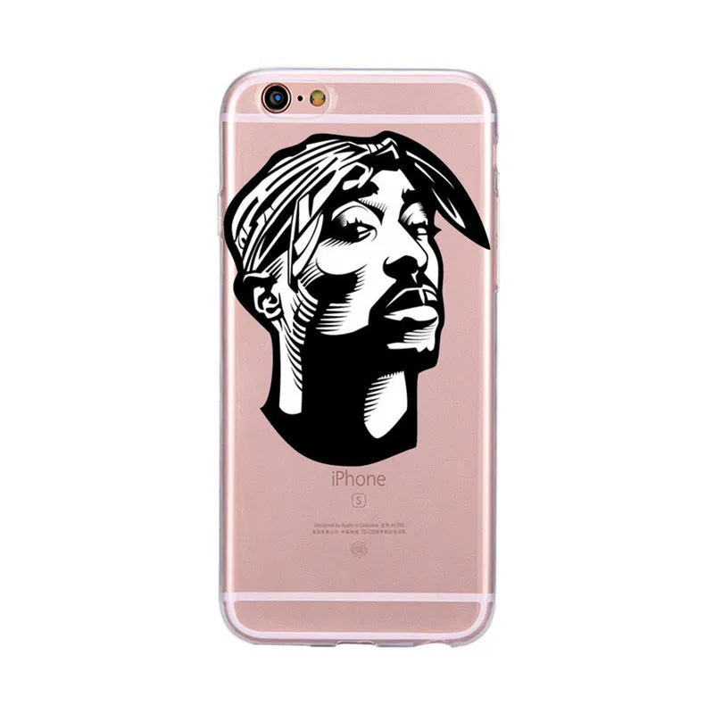 Кожаные накладки для iPhone SE 5 5S TUPAC SHAKUR Cristiano Ronaldo Design мягкий чехол из силикона TPU.