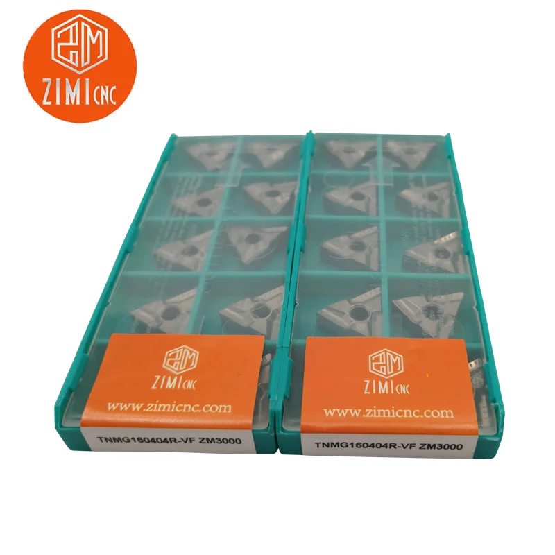 

10pcs TNMG160404R-VF metal ceramic inserts carbide inserts carbide inserts original insert CNC lathe cutting tools turning tools