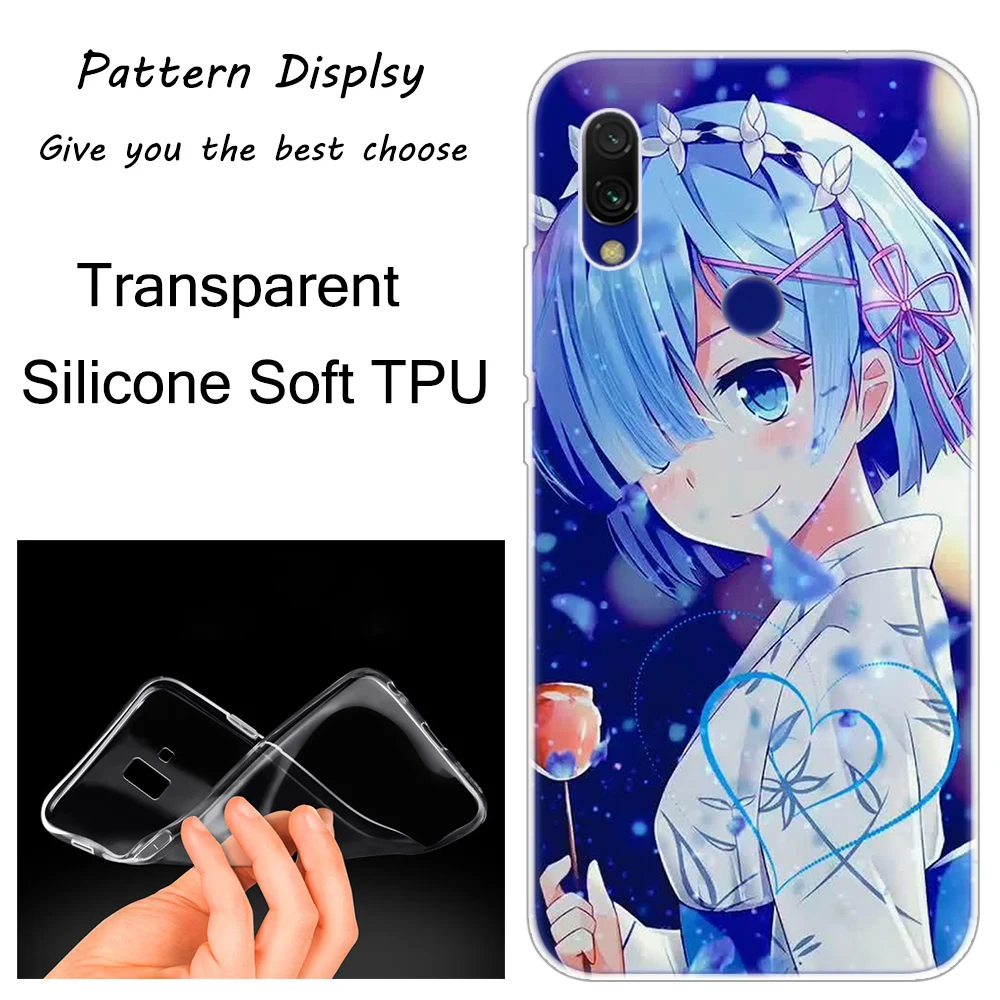 011 Аниме ReZERO Ram Rem Популярный силиконовый чехол для Xiaomi Redmi K20 7 7A 5 5Plus 6 6A S2 Note 8 7 6 5 Pro Модный чехол - Цвет: 011