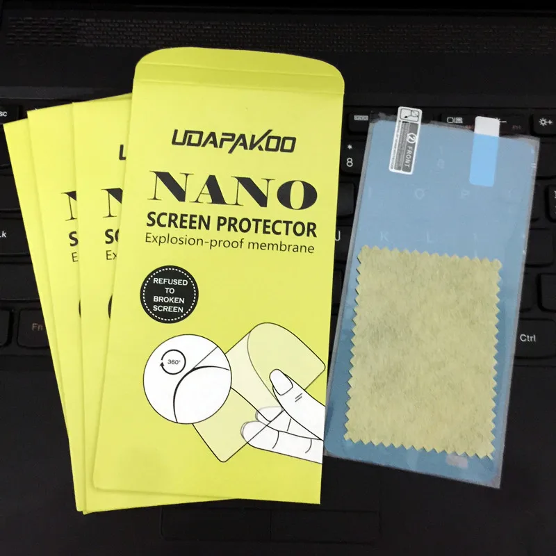 udapakoo clear Tempered soft glass film for Lenovo A526 Nano Explosion-proof Screen Protector | Protectors