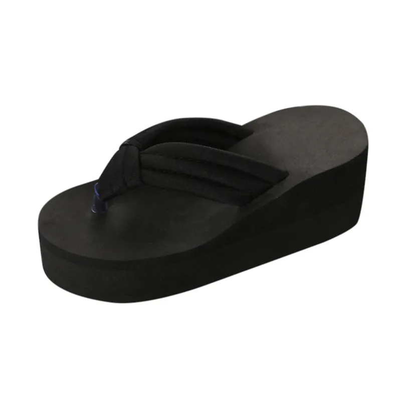 Женские летние босоножки на танкетке пляжные шлепанцы модные повседневные