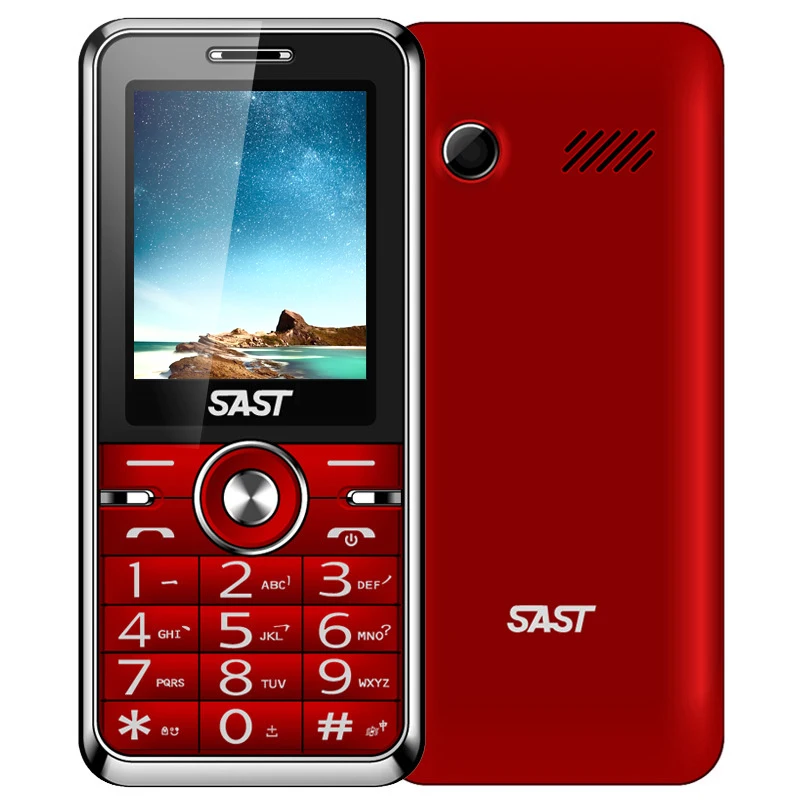 Фото SAST A818 красный цвет телефона экран 1.8 дюйма Dual SIM супер Поддержка большой Динамик и SAST A818 красный цвет телефона экран 1.8 дюйма Dual SIM супер Поддержка большой Динамик и