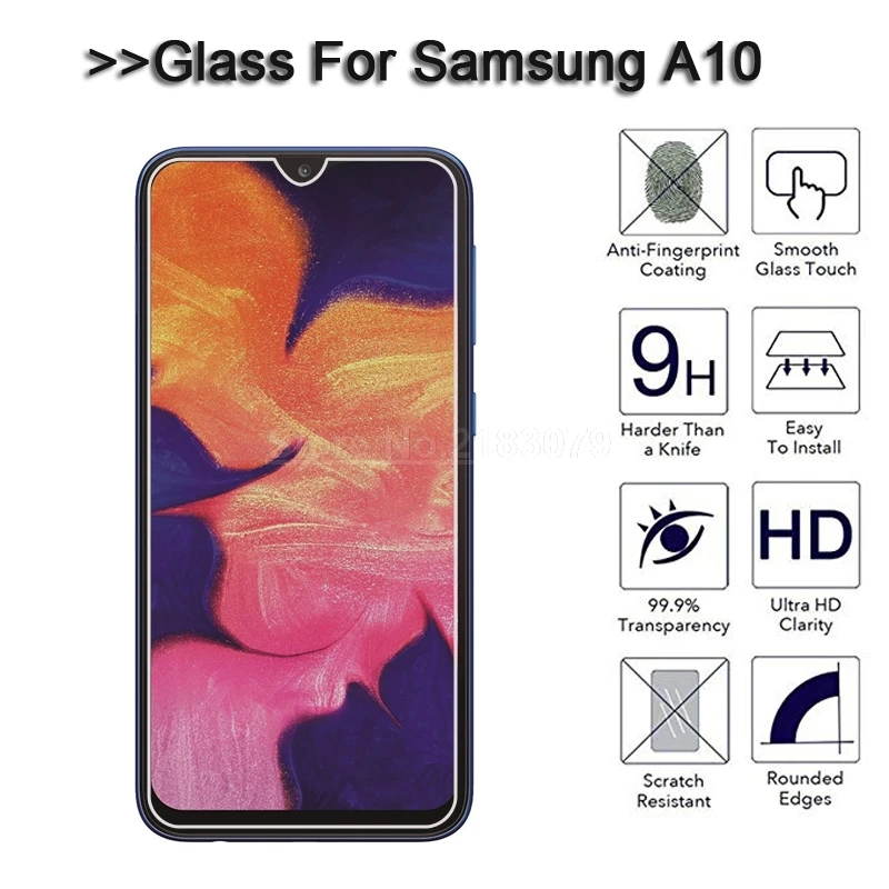

Закаленное стекло для Samsung Galaxy A10, Защитная пленка для экрана Samsung Galaxy A10