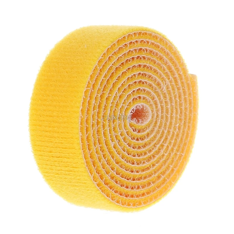 Nylon Cable Manager Winder Cords Mark Colorful Ties Label Belting Ribbon Wire 1M Hook Loop Magic Tape Whosale&ampDropship | Электроника