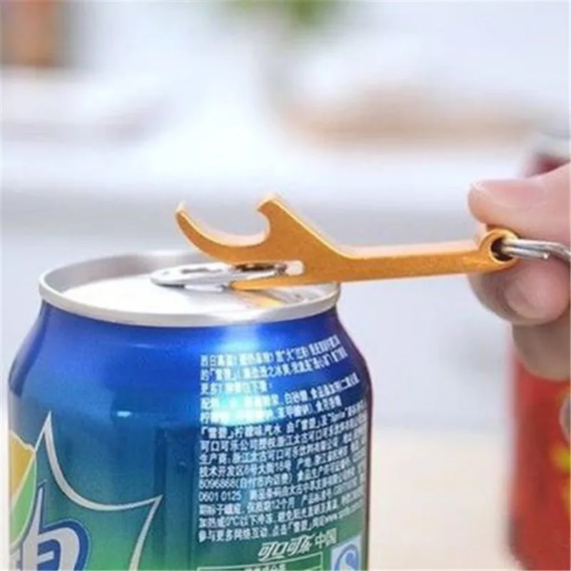 1 шт. брелок для открывания бутылок из алюминиевого сплава|portable bottle opener|bottle openerbeer opener |