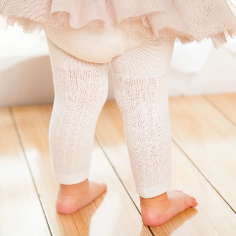 Повседневные однотонные теплые колготки для новорожденных мальчиков и девочек