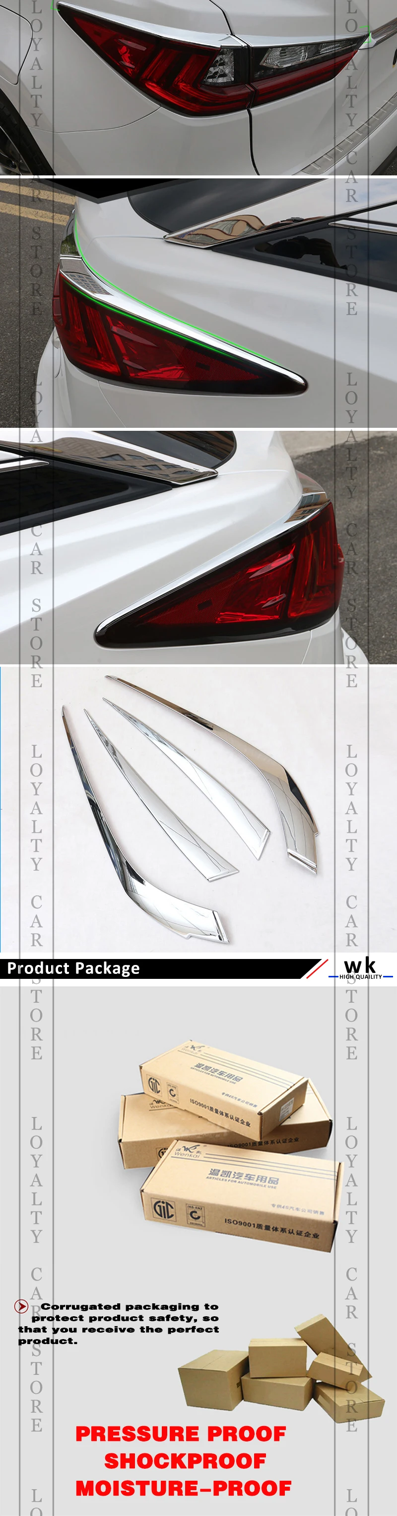 Лояльность для LEXUS RX ABS хром и матовый задний фонарь Крышка лампы отделка автомобильные молдинги авто аксессуары