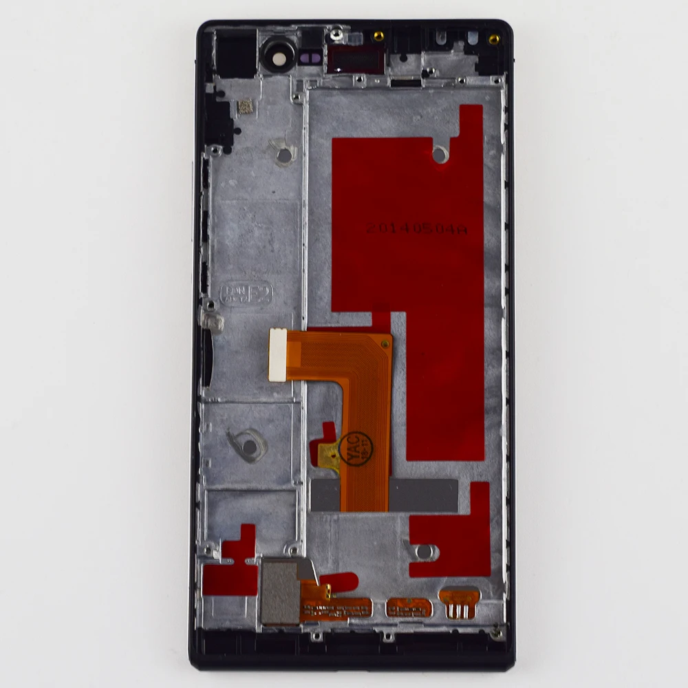 Для Huawei Ascend P7 ЖК дисплей кодирующий преобразователь сенсорного экрана в сборе