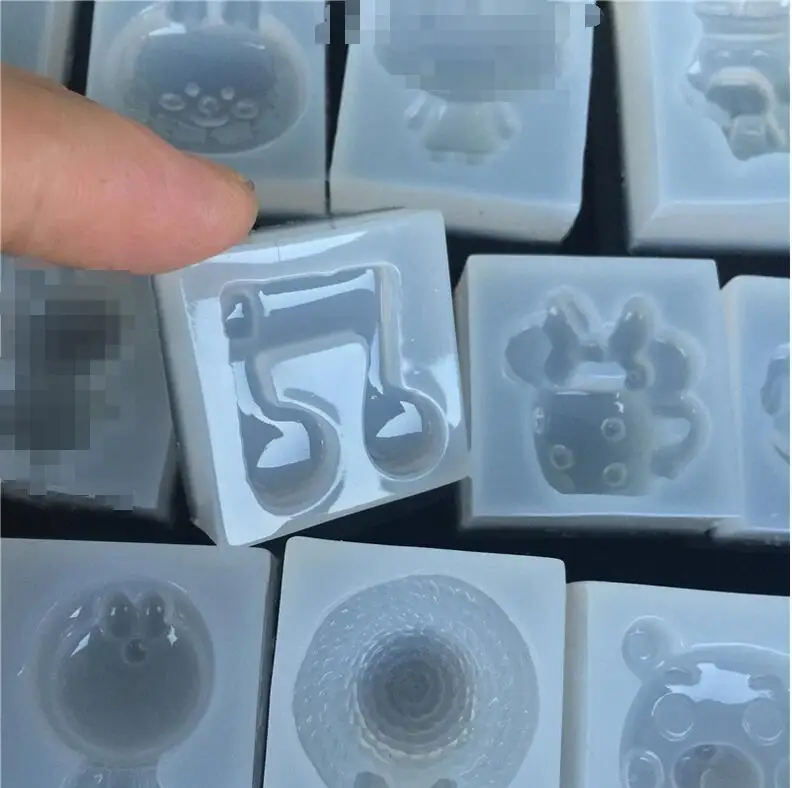 Силиконовая форма GLADZGT из мультфильма сделай сам ювелирные изделия смолы для