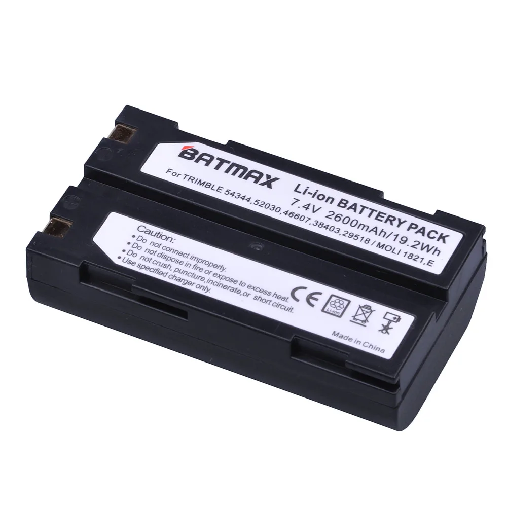 3 шт 2600mAh литий-ионный аккумулятор для Trimble 54344 29518 46607 52030 38403 R8 5700 5800 R6 R7 GNSS MT1000 GPS