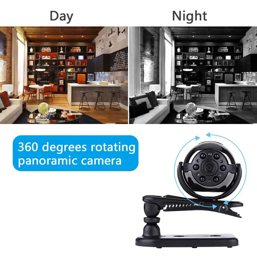 HBUDS мини камера SQ8 SQ9 Mini DV 1080P Full HD Автомобильный видеорегистратор беспроводная