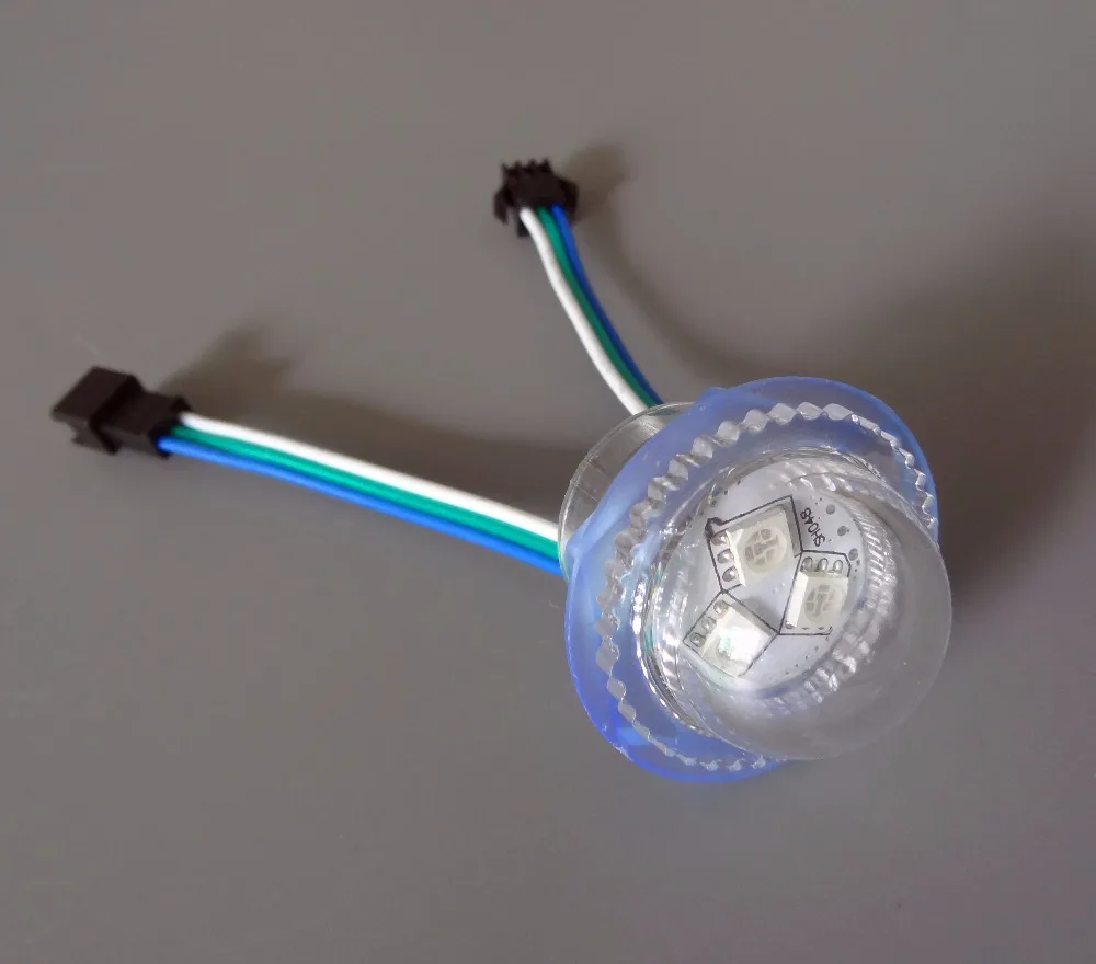 Адресуемый полноцветный светодиодный пиксельный модуль WS2811 26 мм 3