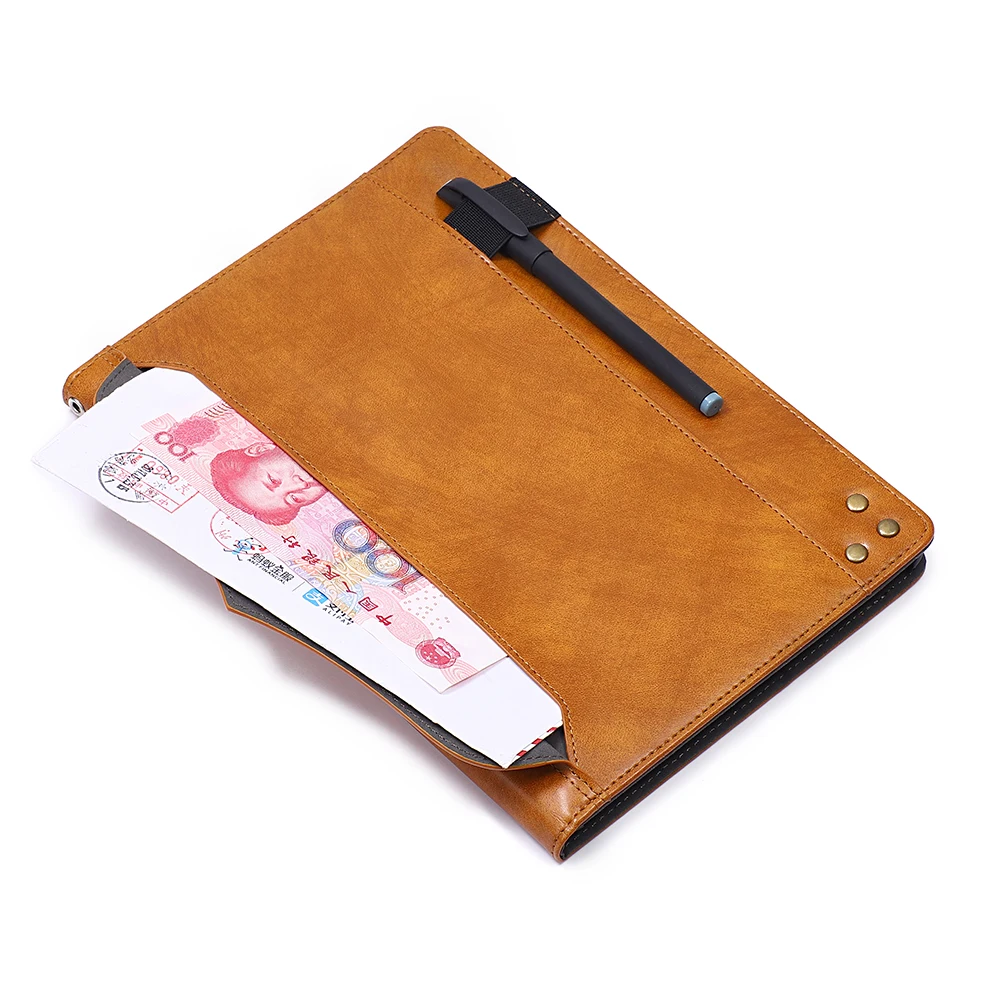Genuine Wallet Leather Case For Apple 2017 iPad Pro 10.5 Book Magnetic Stand Sleep Wakup Smart Cover for A1701/ A1709 | Компьютеры и