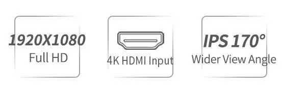 Feelworld F570 DSLR полевой монитор камеры 5," ips Full HD 1920x1080 4K HDMI видео монитор для sony Canon Nikon с сумкой