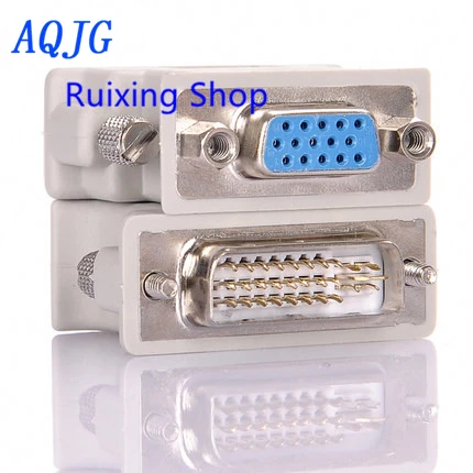 Конвертер DVI 24 + 5 штекер HDMI гнездо адаптер ATI VGA преобразователь AQJG|dvi 24|dvi adapterdvi adapter