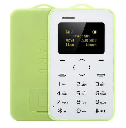 Ультратонкий gsm sim карты телефон Студенческая версия Кредитная карта с gps Handfree
