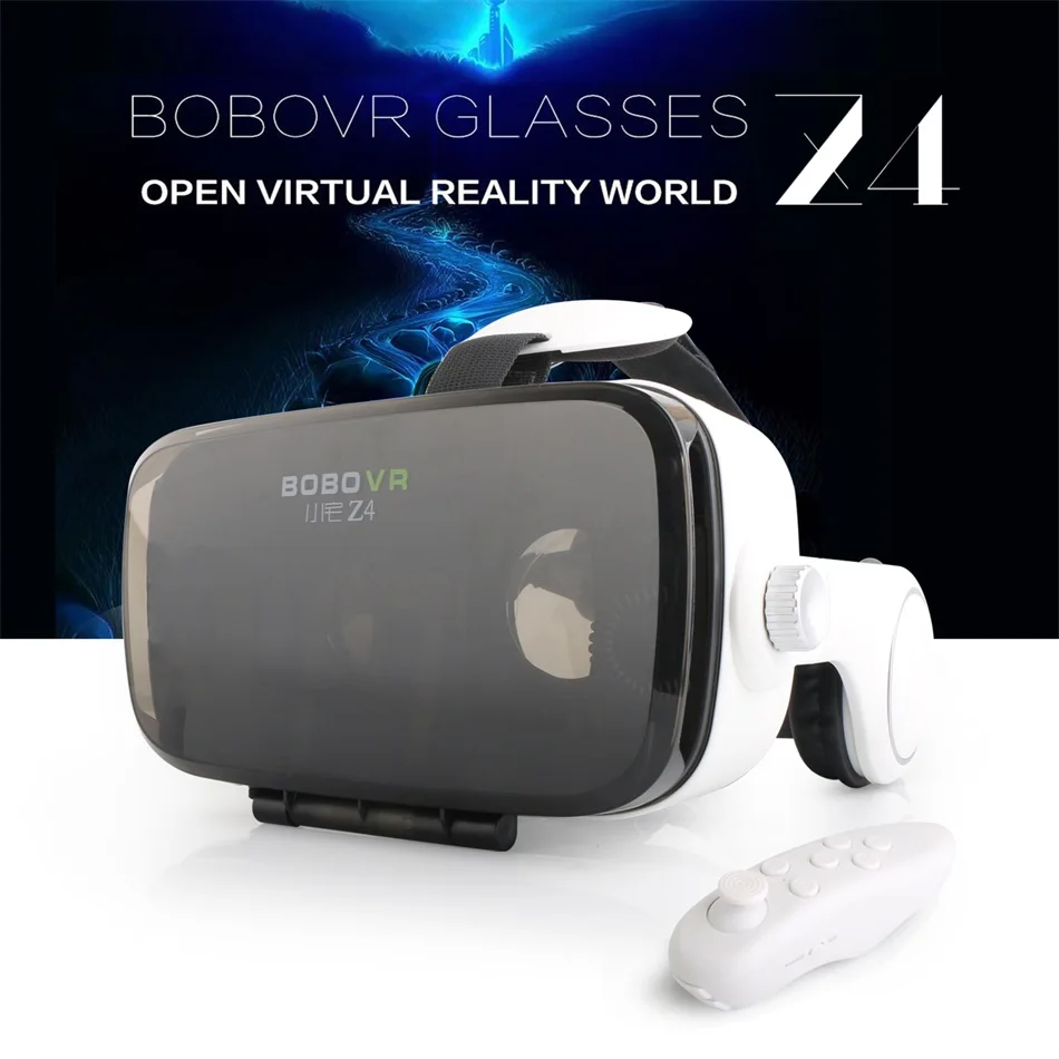 Высокого класса виртуальной реальности BOBOVR Z4 Google Картон 3D Очки виртуальная реальность очки VR Для 4.7-6.2 дюймов Смартфон+ Bluetooth Контроллер+1 Год Гарантии / Первоначально подлинное