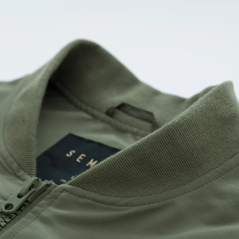 SEMIR, мужская куртка-бомбер, мужская бейсбольная куртка с карманами на молнии, Мужская водонепроницаемая куртка на молнии с передним карманом, модная