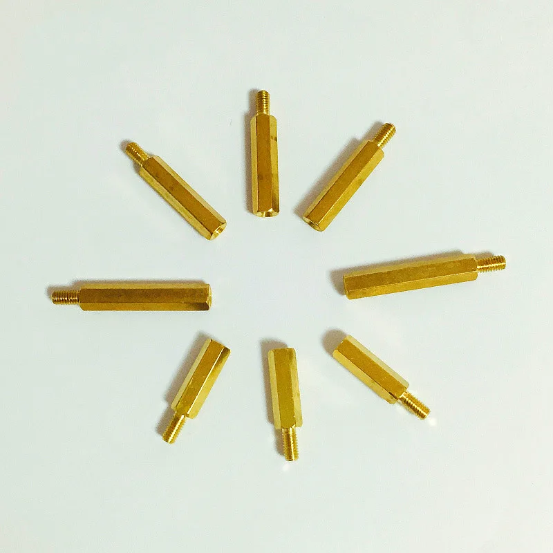 10 шт. шестигранная медная Опора с одной головкой изолированная колонка/опорная