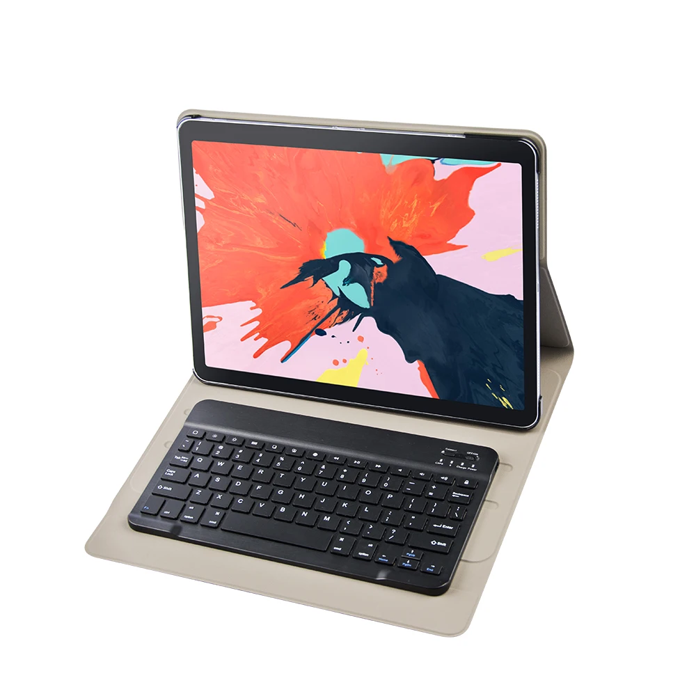 Чехол с клавиатурой для iPad Pro 12,9 pu кожаный трехслойный держатель Регулируемый защитный чехол для iPad Pro 12,9"