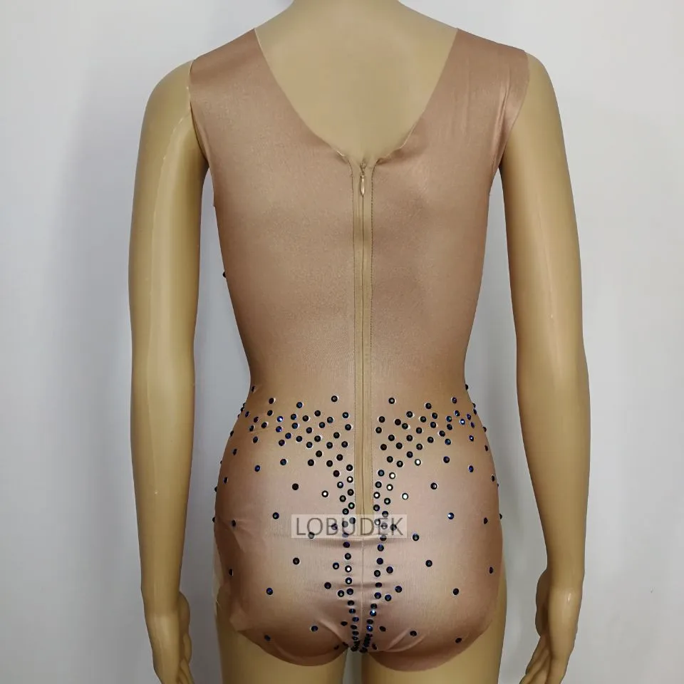 Женский танцевальный костюм стразы 3 цвета| |