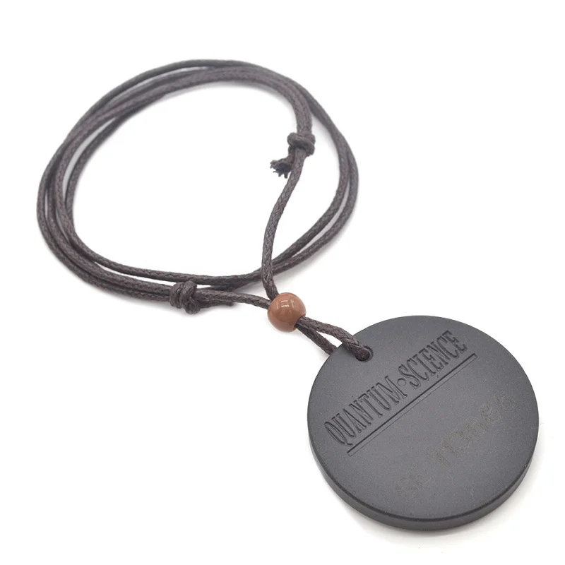 Личи Стразы кулон Quantum pendant ожерелье скалярная энергия Neg ионы с защитой от ЭМП для
