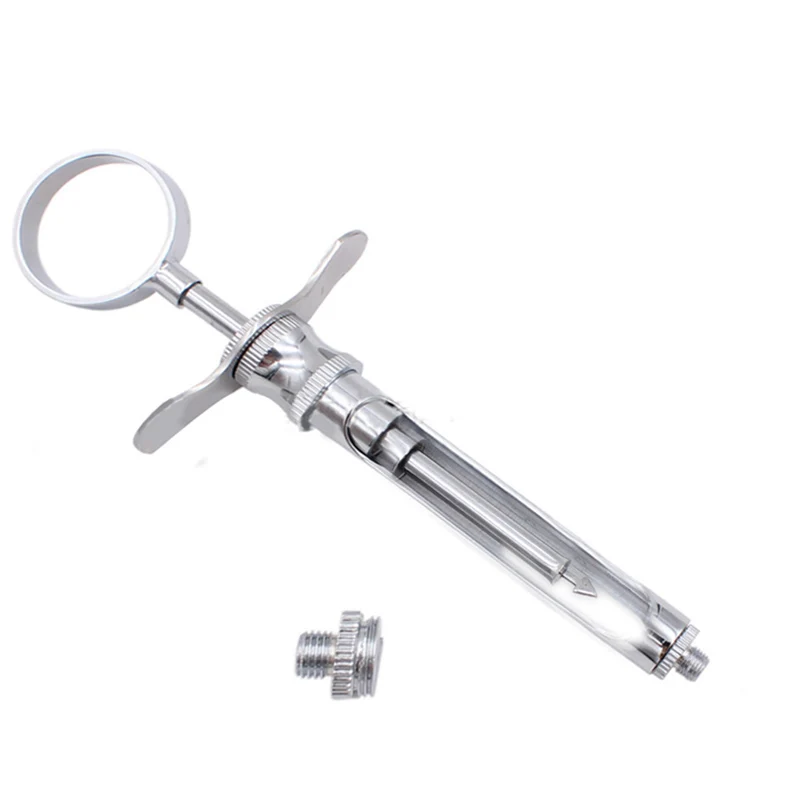 1 шт. популярные шприцы из нержавеющей стали шприц для анестезии