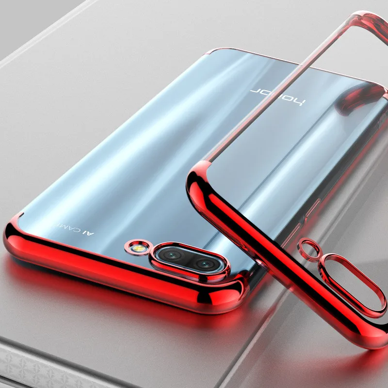 Чехол для телефона huawei Honor 10 lite 9 прозрачный чехол из мягкого ТПУ с покрытием