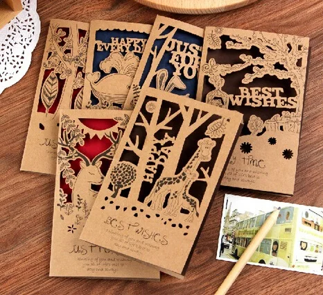 Деловые открытки сделай сам 1 шт./лот модный винтажный ажурный стильный набор из