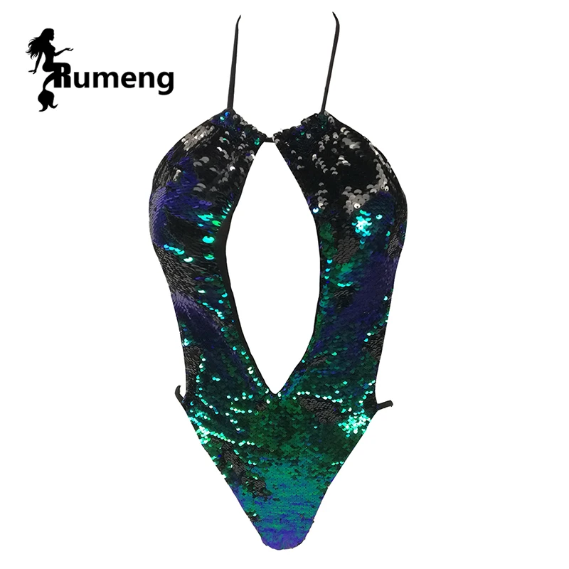 RUMENG New 2018 One-pieces Swimsuit Solid | Спорт и развлечения