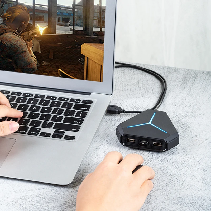 Внешний концентратор USB 2 0 3 с 6 портами звуковая карта шумоподавление адаптер для