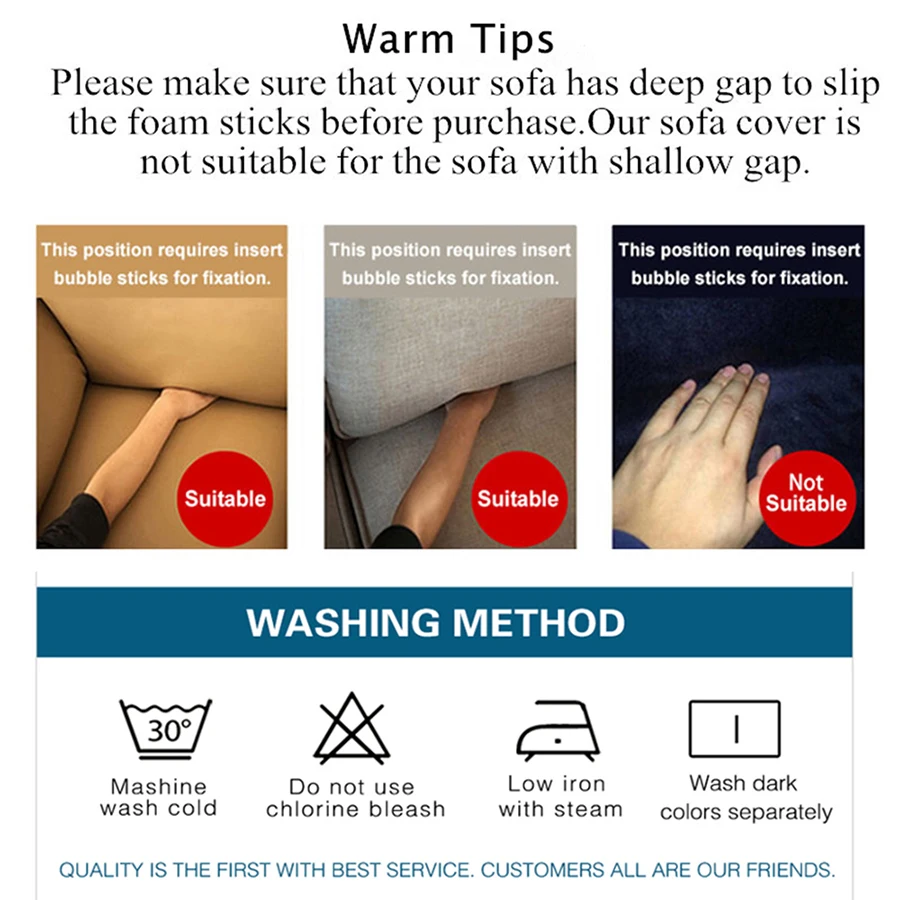 Защитный чехол для дивана эластичный L-образной формы 1/2/3/4 места | Дом и сад