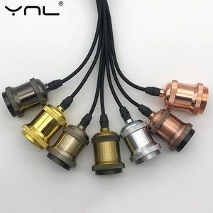 Винтаж Ретро лампа Эдисона E27 гнездо подвесной светильник s лампа винтовое основание алюминиевый светильник Промышленный Ретро держатель лампы фитинг