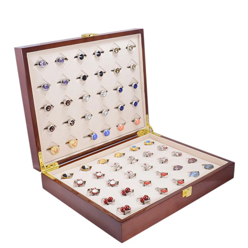 Only One Box CETIRI 30 пар емкость запонки коробка для мужчин Высокое качество окрашенные запонки с деревянными элементами чехол большое кольцо ювелирные изделия дисплей подарочные коробки - Цвет: Only One Box