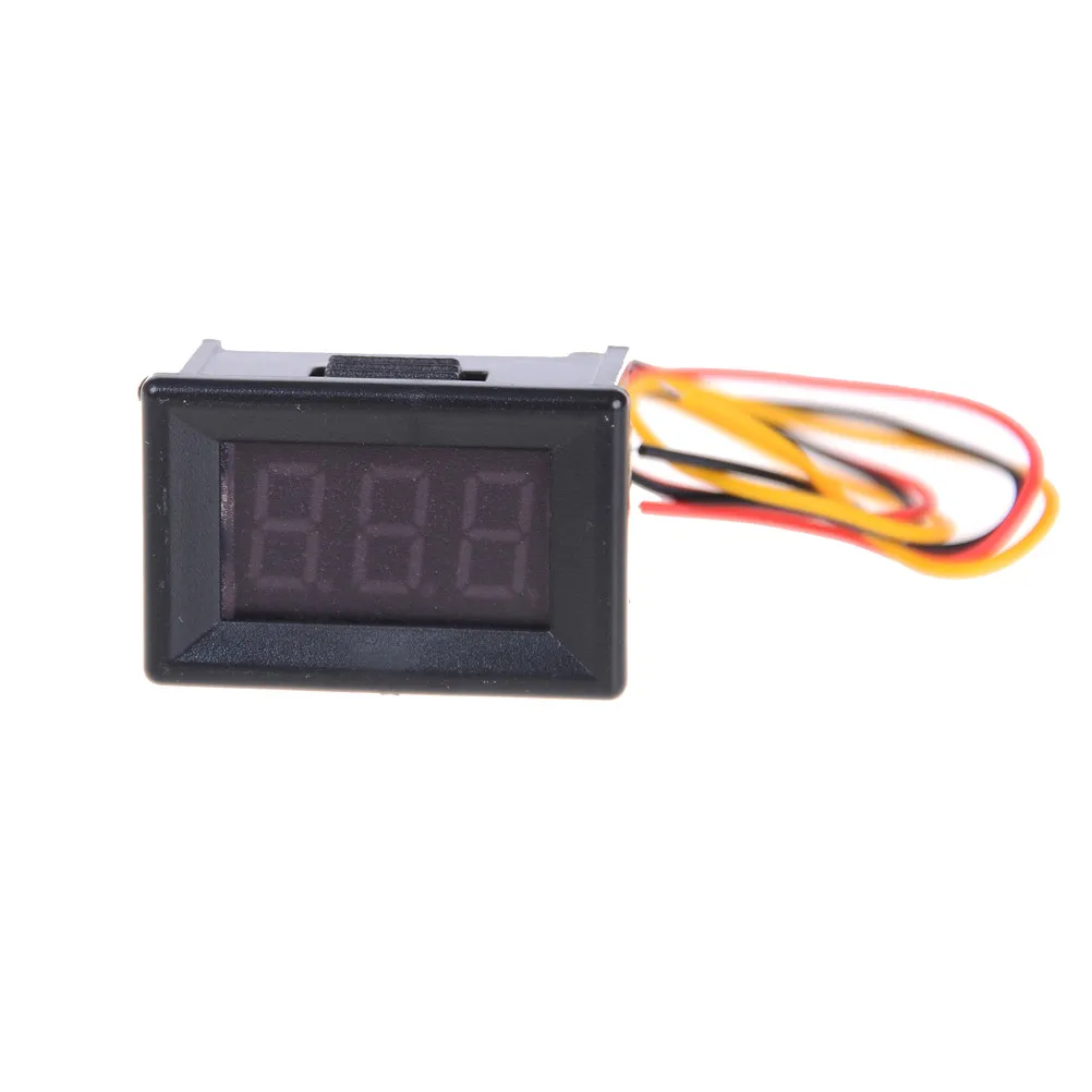 1 Набор цифровой Напряжение метр светодиодный Дисплей 3 провода DC 0 100V обнаружения