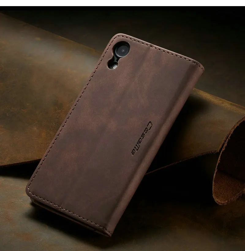 CaseMe ретро кожаный чехол для iPhone XR X Max 360 роскошный держатель карт на магнитах чехол-кошелек для iPhone X XS XR 8 7 6 6s Plus