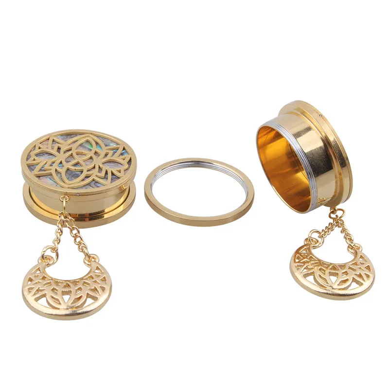 8 мм 25 Пара золотых подвесных фотоэлементов винт из нержавеющей стали телесный