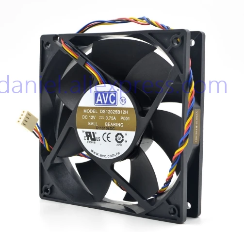AVC DS12025B12H P001 1202512V 0.75A 12CM компьютерный блок питания большой объем PWM