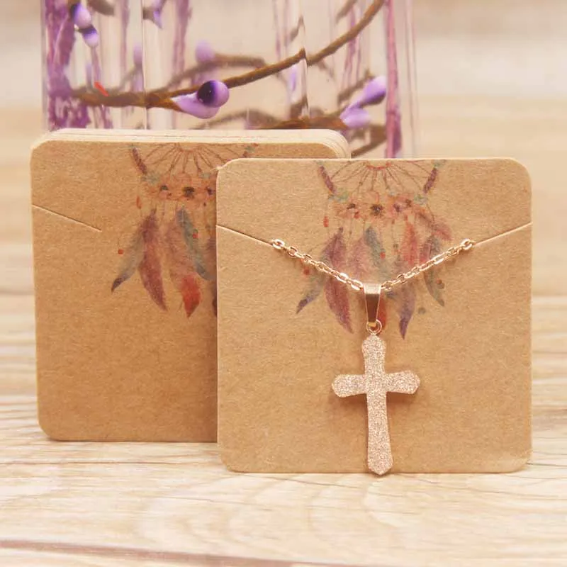 5x5cm Новое поступление 5*5 см модные ювелирные украшения/кулон/футляр для ожерелья бумажная карта смешанные стили l3* 3 см серьги-гвоздики подвешенная бирка - Цвет: 5x5cm