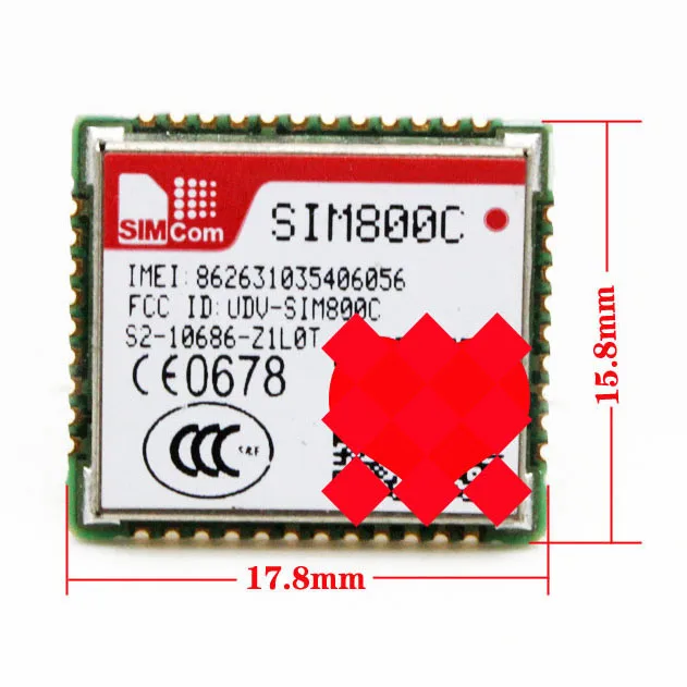 Стандартная версия SIM800C 24 м с Bluetooth четырехдиапазонный модуль GSM/GPRS голосовое SMS и