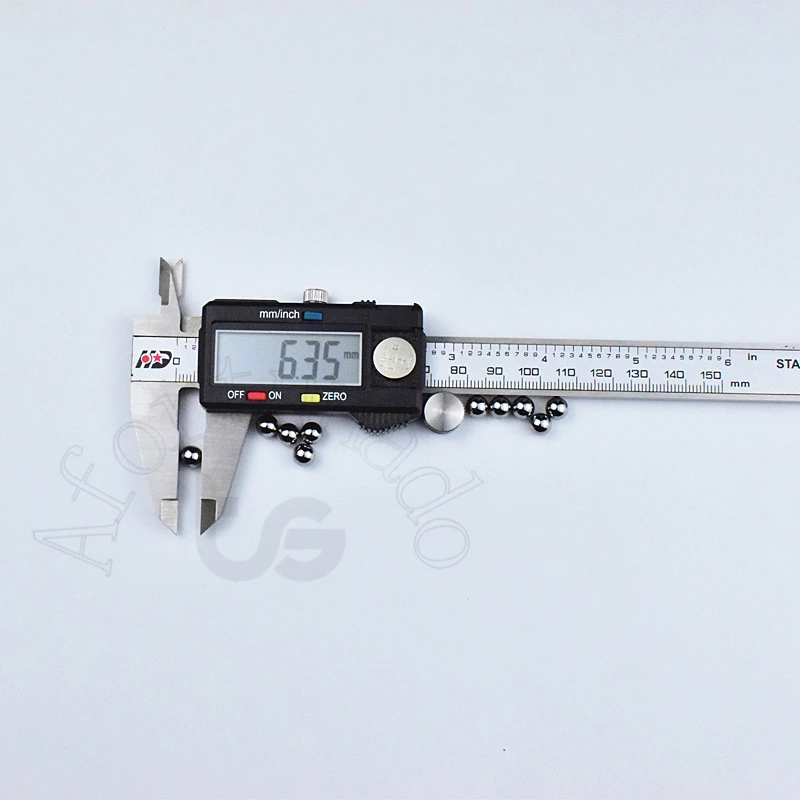 6.35 mm Chrome Steel ball 10pieces Diameter 6.35 mm ( 0.25 inch ) 10pcs/set Precision :G10-Grade