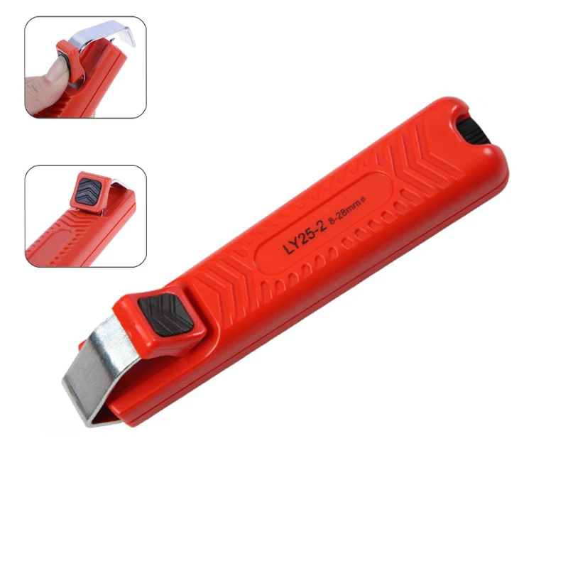 Изоляционное устройство для зачистки концов круглого кабеля 8 28 мм ПВХ кабель нож