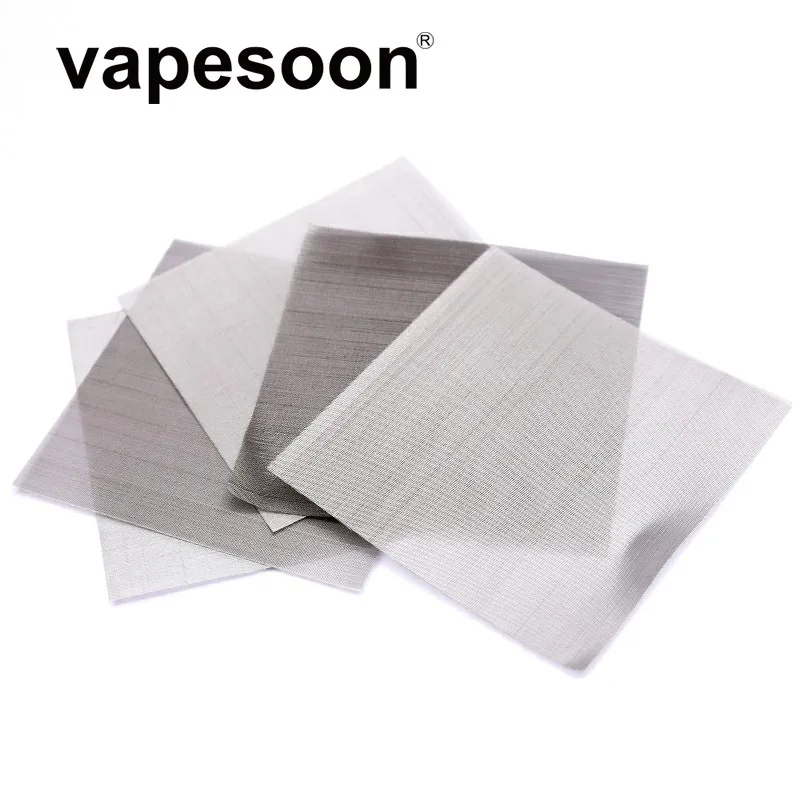 

(5pcs/pack) 50*50mm stainless steel ss 316L Mesh Coil for Vape Mesh RDA Atomizer Tank Vaporizer