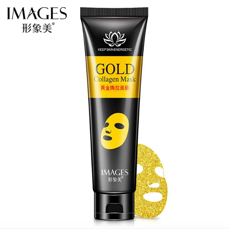 Новая золотая коллагеновая маска для лица отшелушивающая Очищающая удаления