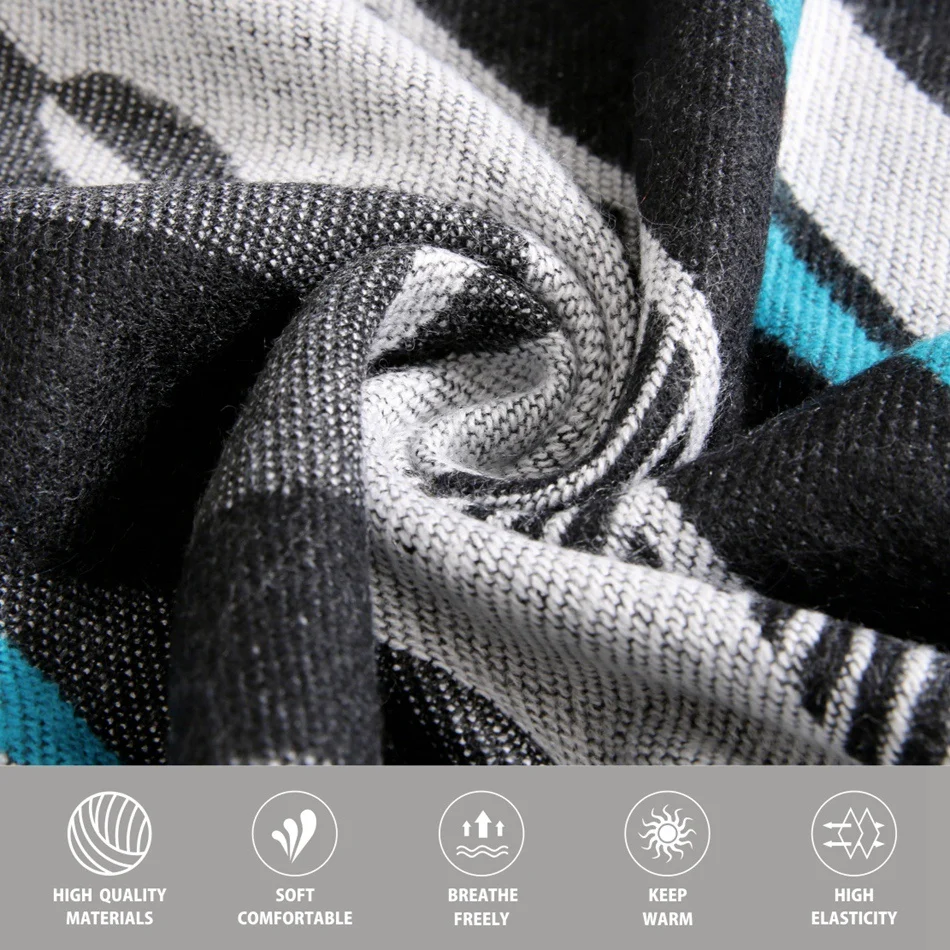 Женский шарф из пашмины зимний теплый роскошный брендовый мягкий модный